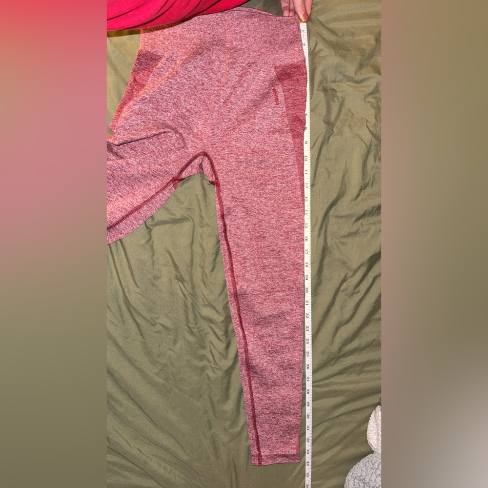 Women’s size Medium Gymshark Heathered Pink Leggings - Picture 5 of 5
